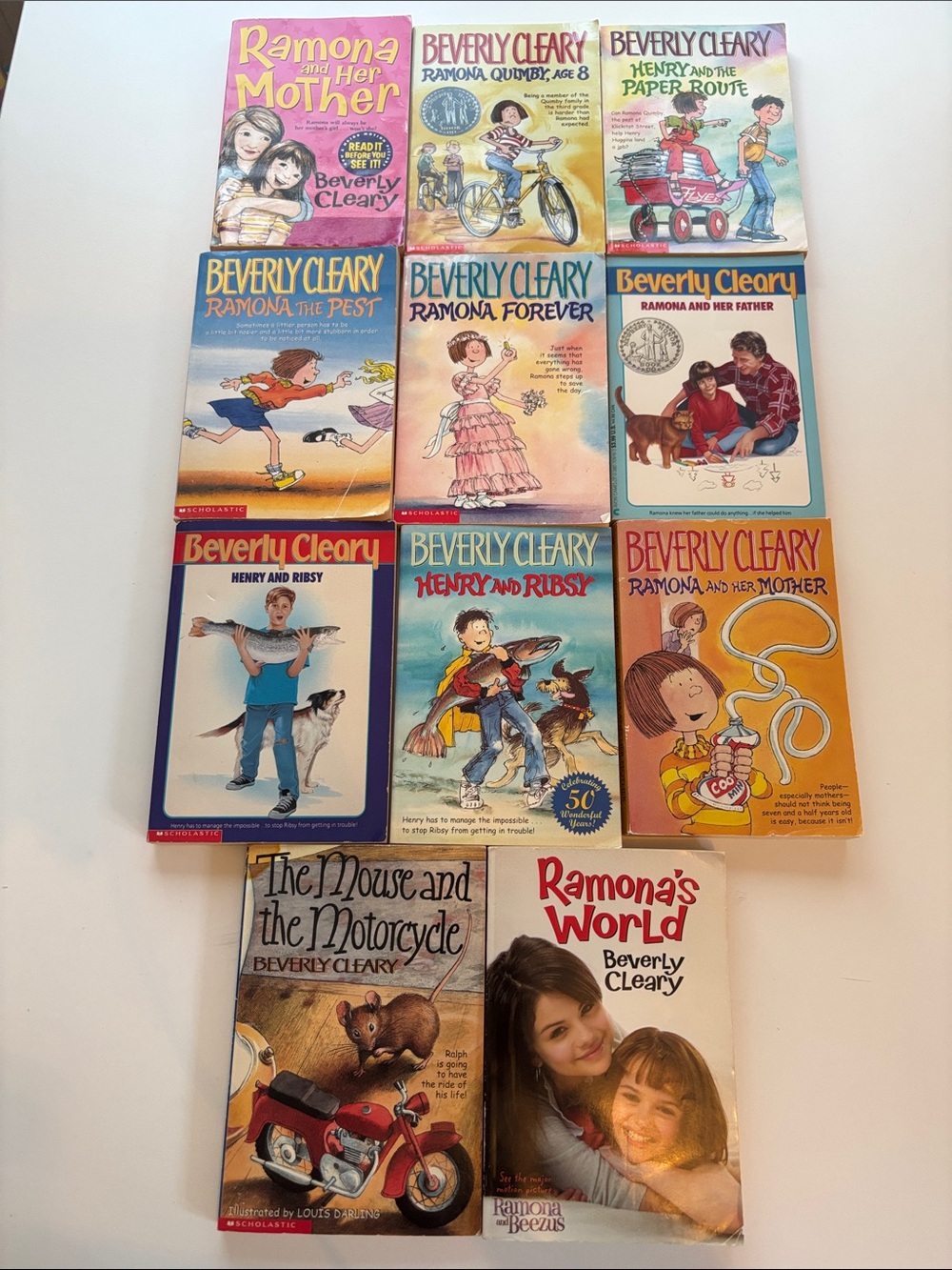 Scholastic Ramona Book Lot Henry - Beverly Clearly